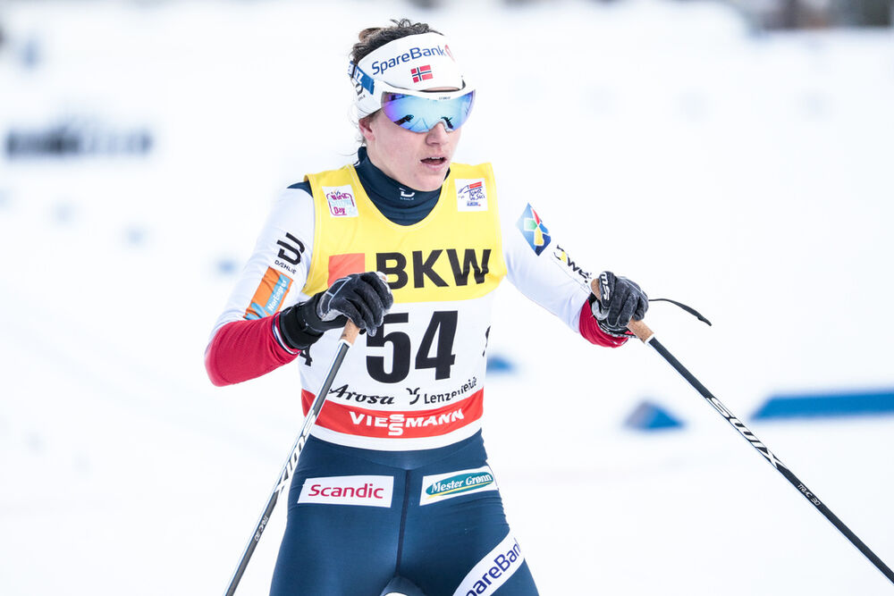 31.12.2017, Lenzerheide, Switzerland (SUI):Heidi Weng (NOR) - FIS world cup cross-country, tour de ski, 10km women, Lenzerheide (SUI). www.nordicfocus.com. © Modica/NordicFocus. Every downloaded picture is fee-liable.