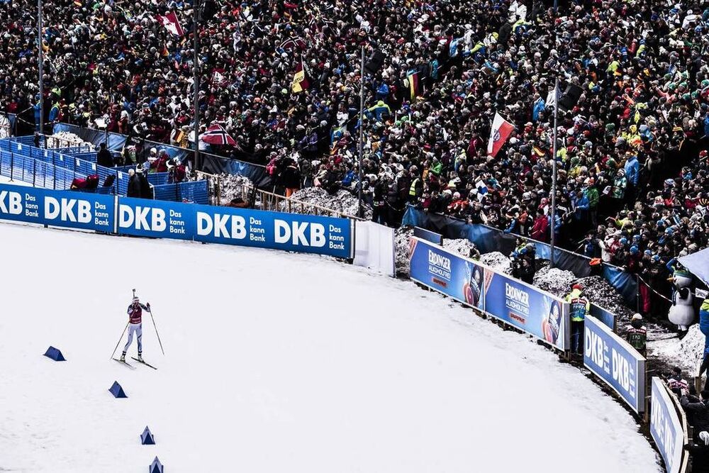 06.01.2018, Oberhof, Germany (GER):Kaisa Makarainen (FIN) -  IBU world cup biathlon, pursuit women, Oberhof (GER). www.nordicfocus.com. © Manzoni/NordicFocus. Every downloaded picture is fee-liable.