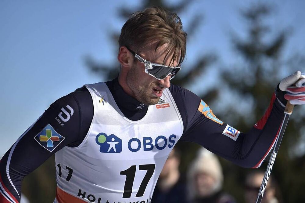 11.03.2017, Oslo, Norway (NOR):Petter Jr. Northug (NOR) - FIS world cup cross-country, mass men, Oslo (NOR). www.nordicfocus.com. © Thibaut/NordicFocus. Every downloaded picture is fee-liable.