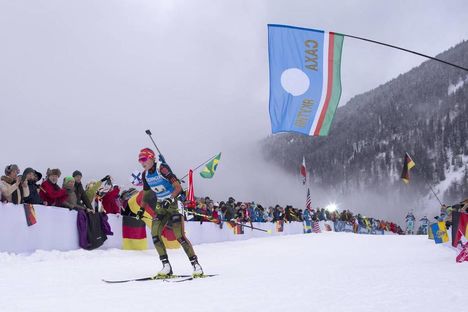 NordicFocus 12.01.2017, Ruhpolding, Germany (GER):Franziska Preuss (GER) - IBU world cup biathlon, relay women, Ruhpolding (GER). www.nordicfocus.com. © Manzoni/NordicFocus. Every downloaded picture is fee-liable.