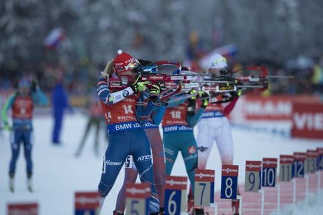 NordicFocus 15.01.2017, Ruhpolding, Germany (GER):Eva Puskarcikova (CZE) - IBU world cup biathlon, pursuit women, Ruhpolding (GER). www.nordicfocus.com. © Manzoni/NordicFocus. Every downloaded picture is fee-liable.