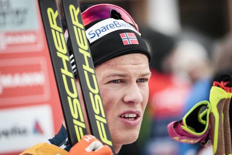 NordicFocus 17.12.2017, Toblach, Italy (ITA):Johannes Hoesflot Klaebo (NOR) - FIS world cup cross-country, pursuit men, Toblach (ITA). www.nordicfocus.com. © Modica/NordicFocus. Every downloaded picture is fee-liable.