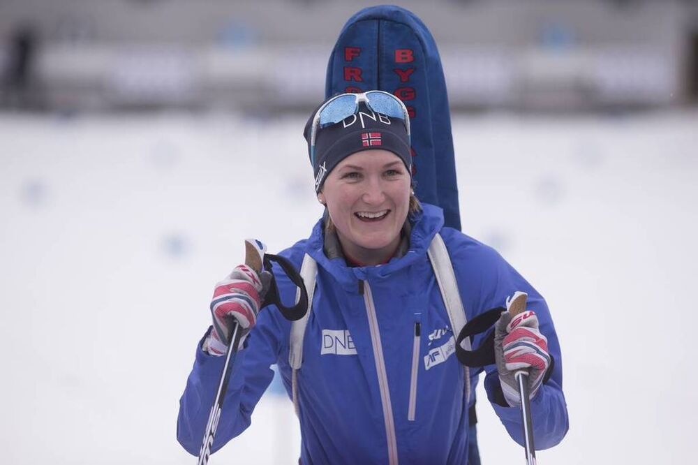 14.12.2017, Annecy-Le Grand Bornand, France (FRA):Marte Olsbu (NOR) -  IBU world cup biathlon, sprint women, Annecy-Le Grand Bornand (FRA). www.nordicfocus.com. © Manzoni/NordicFocus. Every downloaded picture is fee-liable.
