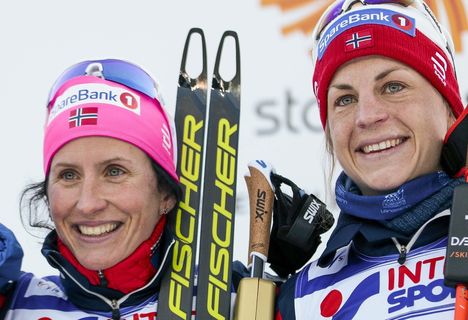 Modica/NordicFocus 04.03.2017, Lahti, Finland (FIN):Heidi Weng (NOR), Marit Bjoergen (NOR), Astrid Uhrenholdt Jacobsen (NOR), (l-r) - FIS nordic world ski championships, cross-country, mass women, Lahti (FIN). www.nordicfocus.com. © Modica/NordicFocus. Every downloaded p