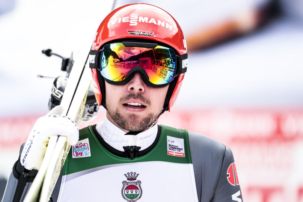13.01.2018, Val di Fiemme, Italy (ITA):Johannes Rydzek (GER) - FIS world cup nordic combined, team sprint HS134/2x7.5km, Val di Fiemme (ITA). www.nordicfocus.com. © Modica/NordicFocus. Every downloaded picture is fee-liable.