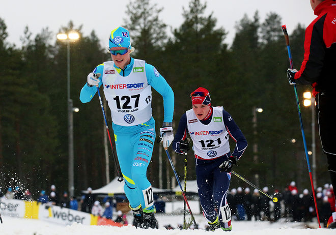 FILIP DANIELSSON, SK Bore var snabbaste senioråkare i den klassiska distanstävlingen i Bergebo skiweekend i Borlänge, men snabbaste tiden hade junioren Gustaf Berglund från Mora. Foto/rights: MARCELA HAVLOVA/KEK-stock