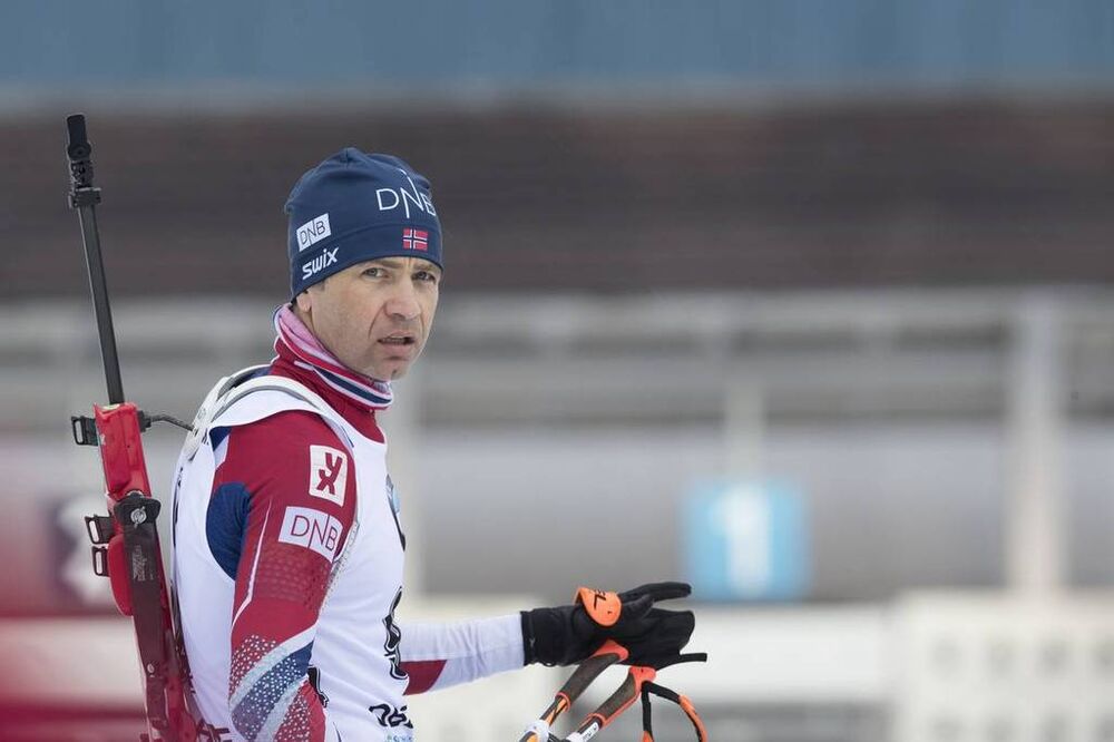 05.01.2018, Oberhof, Germany (GER):Ole Einar Bjoerndalen (NOR) -  IBU world cup biathlon, sprint men, Oberhof (GER). www.nordicfocus.com. © Manzoni/NordicFocus. Every downloaded picture is fee-liable.
