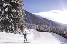 NordicFocus 18.01.2018, Antholz, Italy (ITA):Celia Aymonier (FRA) - IBU world cup biathlon, sprint women, Antholz (ITA). www.nordicfocus.com. © Manzoni/NordicFocus. Every downloaded picture is fee-liable.
