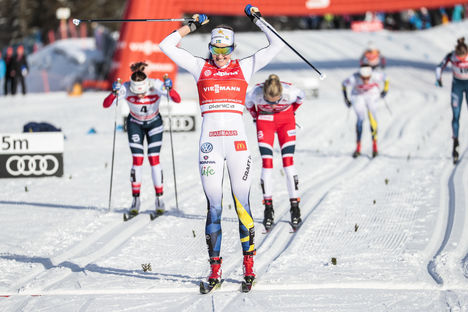 NordicFocus 20.01.2018, Planica, Slovenia (SLO):Stina Nilsson (SWE) - FIS world cup cross-country, individual sprint, Planica (SLO). www.nordicfocus.com. © Modica/NordicFocus. Every downloaded picture is fee-liable.