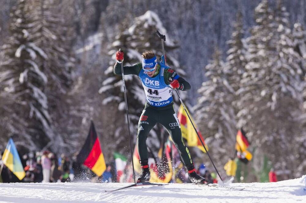19.01.2018, Antholz, Italy (ITA):Simon Schempp (GER) -  IBU world cup biathlon, sprint men, Antholz (ITA). www.nordicfocus.com. © Manzoni/NordicFocus. Every downloaded picture is fee-liable.