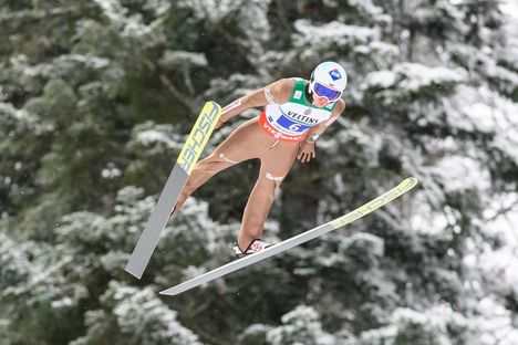 NordicFocus 21.01.2018, Oberstdorf, Germany (GER):Kamil Stoch (POL) - FIS ski flying world championships, team HS225, Oberstdorf (GER). www.nordicfocus.com. © Rauschendorfer/NordicFocus. Every downloaded picture is fee-liable.