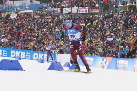 NordicFocus 06.01.2018, Oberhof, Germany (GER):Anton Shipulin (RUS) - IBU world cup biathlon, pursuit men, Oberhof (GER). www.nordicfocus.com. © Manzoni/NordicFocus. Every downloaded picture is fee-liable.