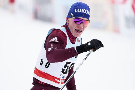 NordicFocus 10.12.2017, Davos, Switzerland (SUI):Alexander Bolshunov (RUS) - FIS world cup cross-country, 15km men, Davos (SUI). www.nordicfocus.com. © Modica/NordicFocus. Every downloaded picture is fee-liable.