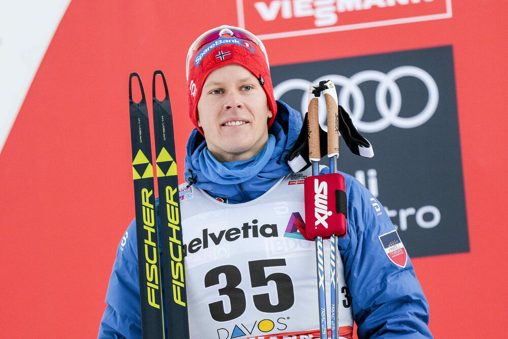 10.12.2016, Davos, Switzerland (SUI):Anders Gloeersen (NOR) - FIS world cup cross-country, 30km men, Davos (SUI). www.nordicfocus.com. © Modica/NordicFocus. Every downloaded picture is fee-liable.