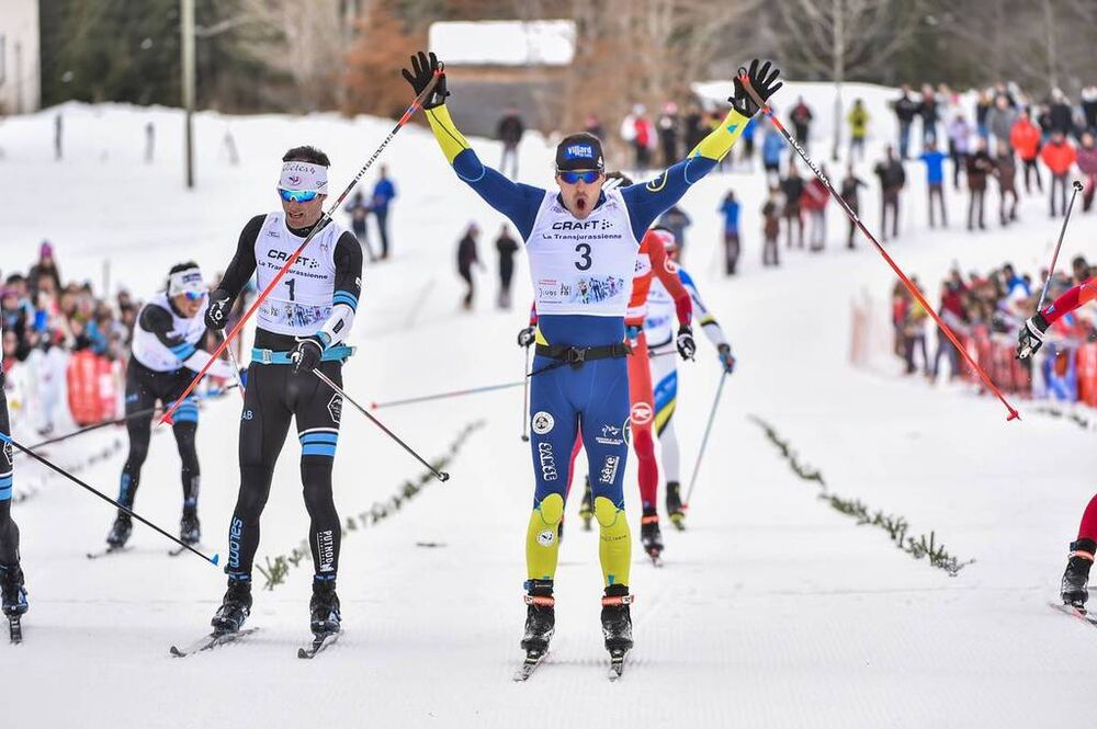 12.02.2017, Morez, France (FRA):robin Duvillard (FRA), Jean Marc Gaillard (FRA) - FIS Marathon Cup LaTransjurassienne, Morez (FRA). www.nordicfocus.com. © Thibaut/NordicFocus. Every downloaded picture is fee-liable.