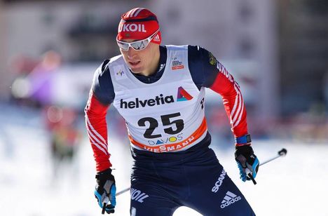 NordicFocus 20.12.2014, Davos, Switzerland (SUI): Alexander Legkov (RUS), Rossignol, Swix, Rottefella, Adidas- FIS world cup cross-country, 15km men, Davos (SUI). www.nordicfocus.com. © Laiho/NordicFocus. Every downloaded picture is fee-liable.