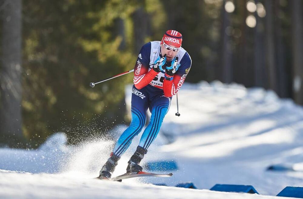 15.02.2015, Oestersund, Sweden (SWE): Alexander Legkov (RUS)- FIS world cup cross-country, 15km men, Oestersund (SWE). www.nordicfocus.com. © Felgenhauer/NordicFocus. Every downloaded picture is fee-liable.
