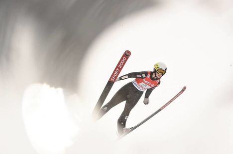 NordicFocus 16.12.2017, Hinterzarten, Germany (GER):Lucile Morat (FRA) - FIS world cup ski jumping ladies, team HS108, Hinterzarten (GER). www.nordicfocus.com. © Tumashov/NordicFocus. Every downloaded picture is fee-liable.
