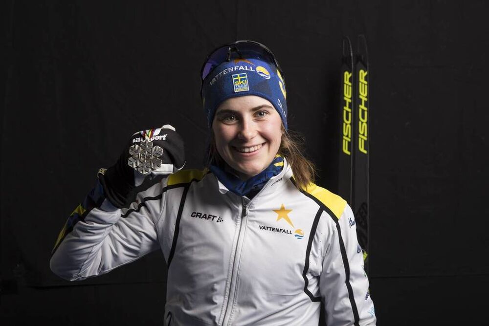 23.02.2017, Lahti, Finland (FIN):Ebba Andersson (SWE) - FIS nordic world ski championships, cross-country, medals, Lahti (FIN). www.nordicfocus.com. © Modica/NordicFocus. Every downloaded picture is fee-liable.