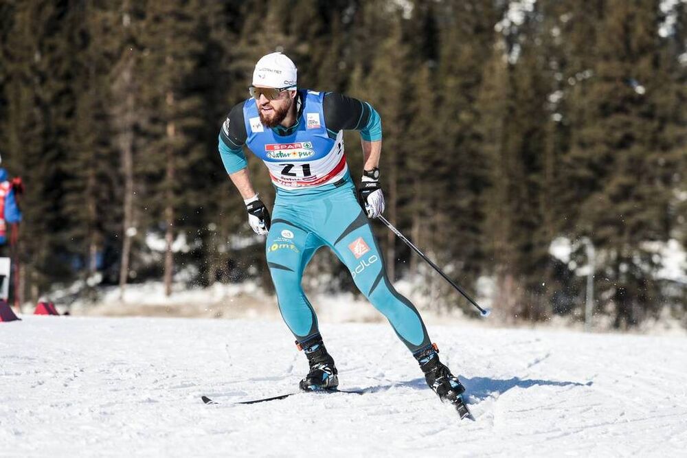 27.01.2018, Seefeld, Austria (AUT):Baptiste Gros (FRA) - FIS world cup cross-country, individual sprint, Seefeld (AUT). www.nordicfocus.com. © Modica/NordicFocus. Every downloaded picture is fee-liable.