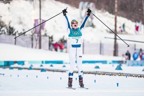 NordicFocus 10.02.2018, Pyeongchang, Korea (KOR):Krista Parmakoski (FIN) - XXIII. Olympic Winter Games Pyeongchang 2018, cross-country, skiathlon women, Pyeongchang (KOR). www.nordicfocus.com. © Modica/NordicFocus. Every downloaded picture is fee-liable.