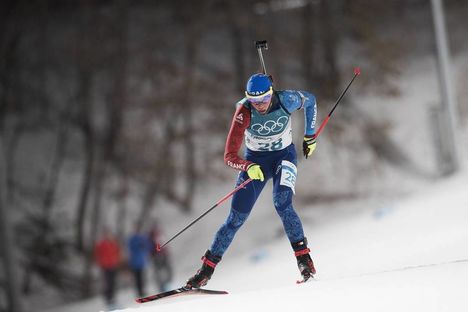 NordicFocus 10.02.2018, Pyeongchang, Korea (KOR):Marie Dorin Habert (FRA) - XXIII. Olympic Winter Games Pyeongchang 2018, biathlon, sprint women, Pyeongchang (KOR). www.nordicfocus.com. © Manzoni/NordicFocus. Every downloaded picture is fee-liable.