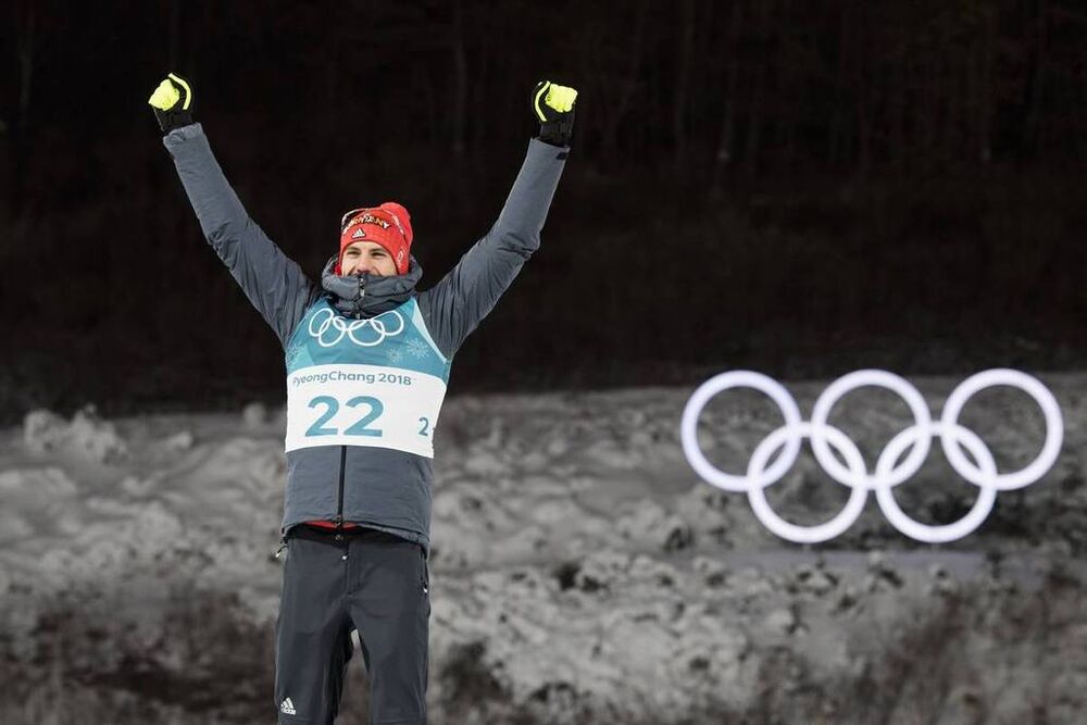 11.02.2018, Pyeongchang, Korea (KOR):Arnd Peiffer (GER) - XXIII. Olympic Winter Games Pyeongchang 2018, biathlon, sprint men, Pyeongchang (KOR). www.nordicfocus.com. © Manzoni/NordicFocus. Every downloaded picture is fee-liable.