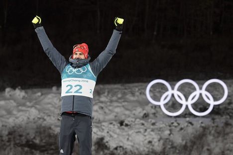NordicFocus 11.02.2018, Pyeongchang, Korea (KOR):Arnd Peiffer (GER) - XXIII. Olympic Winter Games Pyeongchang 2018, biathlon, sprint men, Pyeongchang (KOR). www.nordicfocus.com. © Manzoni/NordicFocus. Every downloaded picture is fee-liable.