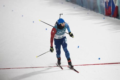 NordicFocus 11.02.2018, Pyeongchang, Korea (KOR):Martin Fourcade (FRA) - XXIII. Olympic Winter Games Pyeongchang 2018, biathlon, sprint men, Pyeongchang (KOR). www.nordicfocus.com. © Manzoni/NordicFocus. Every downloaded picture is fee-liable.