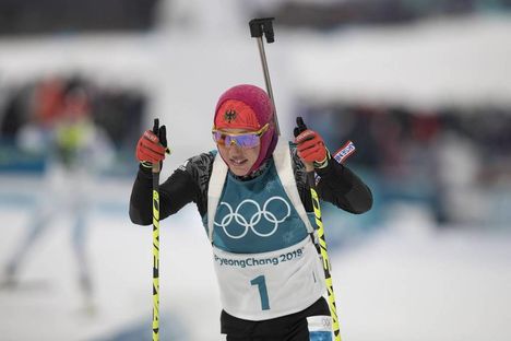 NordicFocus 12.02.2018, Pyeongchang, Korea (KOR):Laura Dahlmeier (GER) - XXIII. Olympic Winter Games Pyeongchang 2018, biathlon, pursuit women, Pyeongchang (KOR). www.nordicfocus.com. © Manzoni/NordicFocus. Every downloaded picture is fee-liable.