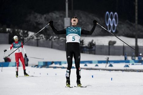 NordicFocus 14.02.2018, Pyeongchang, Korea (KOR):Eric Frenzel (GER) - XXIII. Olympic Winter Games Pyeongchang 2018, nordic combined, individual gundersen HS109/10km, Pyeongchang (KOR). www.nordicfocus.com. © Thibaut/NordicFocus. Every downloaded picture is fee-liab