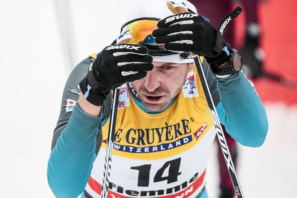 07.01.2018, Val di Fiemme, Italy (ITA):Maurice Manificat (FRA) - FIS world cup cross-country, tour de ski, final climb men, Val di Fiemme (ITA). www.nordicfocus.com. © Modica/NordicFocus. Every downloaded picture is fee-liable.