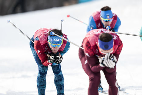 NordicFocus 18.02.2018, Pyeongchang, Korea (KOR):Jean Marc Gaillard (FRA) - XXIII. Olympic Winter Games Pyeongchang 2018, cross-country, 4x10km men, Pyeongchang (KOR). www.nordicfocus.com. © Modica/NordicFocus. Every downloaded picture is fee-liable.
