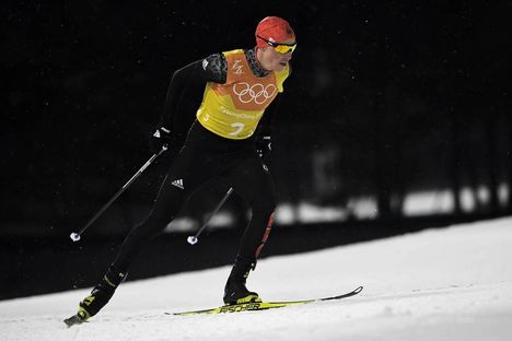 NordicFocus 22.02.2018, Pyeongchang, Korea (KOR):Eric Frenzel (GER) - XXIII. Olympic Winter Games Pyeongchang 2018, nordic combined, team HS140/4x5km, Pyeongchang (KOR). www.nordicfocus.com. © Thibaut/NordicFocus. Every downloaded picture is fee-liable.