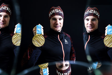 NordicFocus 22.02.2018, Pyeongchang, Korea (KOR):Dario Cologna (SUI) - XXIII. Olympic Winter Games Pyeongchang 2018, cross-country, medals, Pyeongchang (KOR). www.nordicfocus.com. © Modica/NordicFocus. Every downloaded picture is fee-liable.
