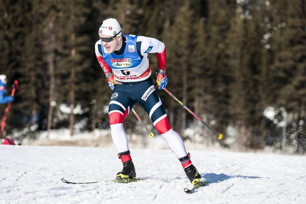 27.01.2018, Seefeld, Austria (AUT):Sindre Bjoernestad Skar (NOR) - FIS world cup cross-country, individual sprint, Seefeld (AUT). www.nordicfocus.com. © Modica/NordicFocus. Every downloaded picture is fee-liable.