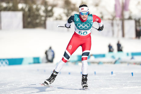 NordicFocus 15.02.2018, Pyeongchang, Korea (KOR):Heidi Weng (NOR) - XXIII. Olympic Winter Games Pyeongchang 2018, cross-country, 10km women, Pyeongchang (KOR). www.nordicfocus.com. © Modica/NordicFocus. Every downloaded picture is fee-liable.