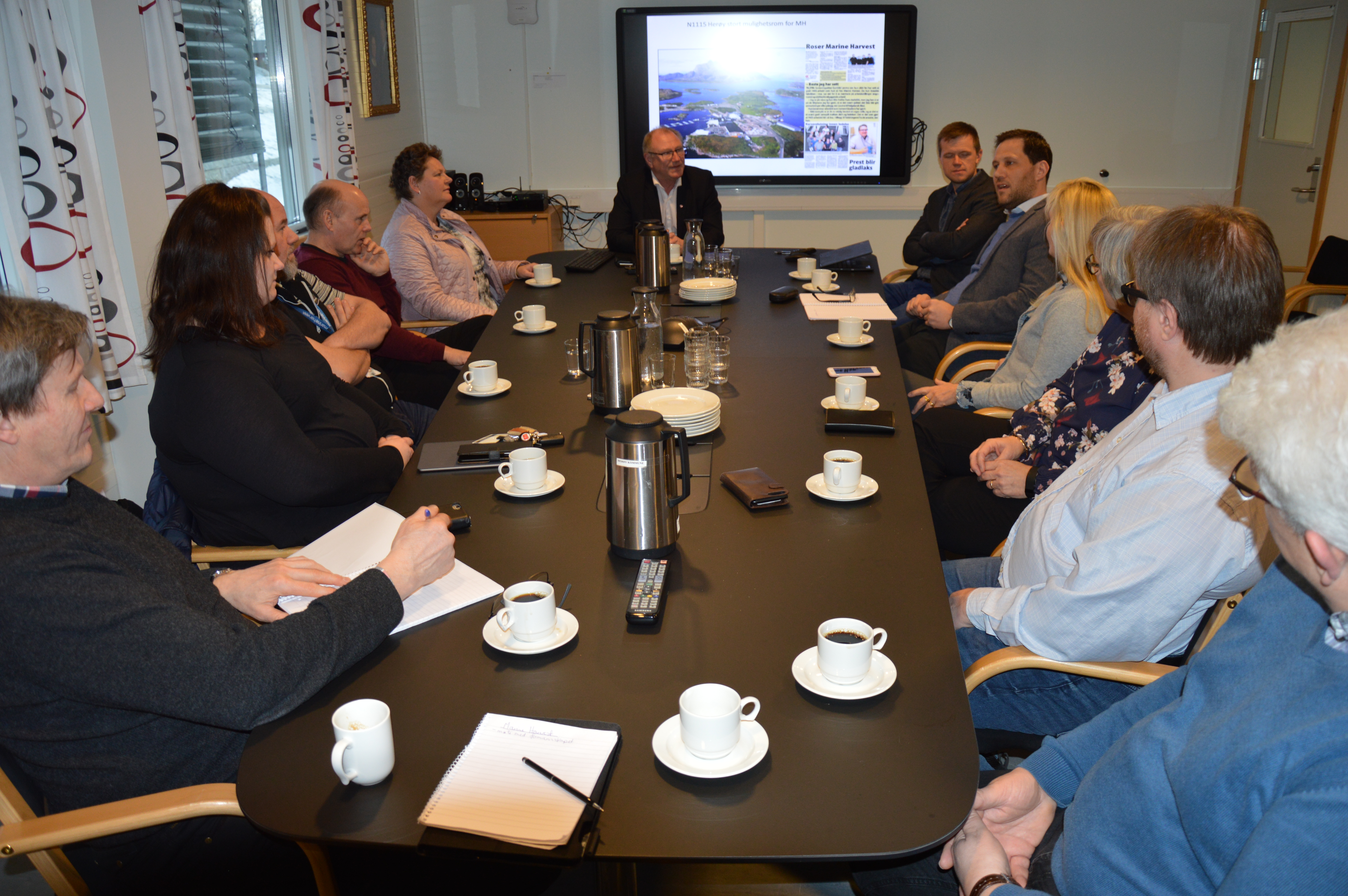 Møte med ny ledelse i Marine Harvest_hoved