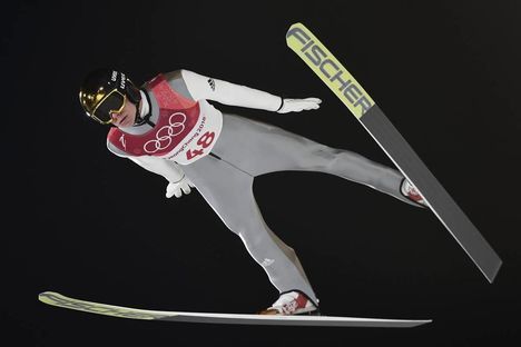 NordicFocus 10.02.2018, Pyeongchang, Korea (KOR):Andreas Wellinger (GER) - XXIII. Olympic Winter Games Pyeongchang 2018, ski jumping, individual HS109, Pyeongchang (KOR). www.nordicfocus.com. © Thibaut/NordicFocus. Every downloaded picture is fee-liable.