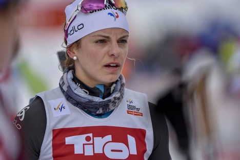 NordicFocus 28.01.2018, Seefeld, Austria (AUT):Coralie Bentz (FRA) - FIS world cup cross-country, mass women, Seefeld (AUT). www.nordicfocus.com. © Thibaut/NordicFocus. Every downloaded picture is fee-liable.
