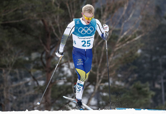 DEN TIDIGARE U23-världsmästaren Jens Burman blir ett svenskt hopp på 15 km klassisk stil i Lahtis när varken Calle Halfvarsson eller Marcus Hellner finns med. Foto: NORDIC FOCUS