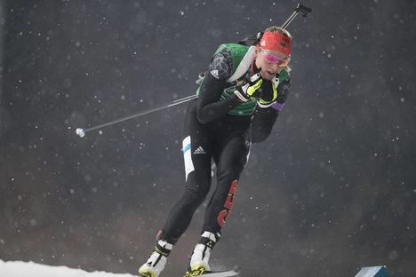 NordicFocus 22.02.2018, Pyeongchang, Korea (KOR):Denise Herrmann (GER) - XXIII. Olympic Winter Games Pyeongchang 2018, biathlon, relay women, Pyeongchang (KOR). www.nordicfocus.com. © Manzoni/NordicFocus. Every downloaded picture is fee-liable.