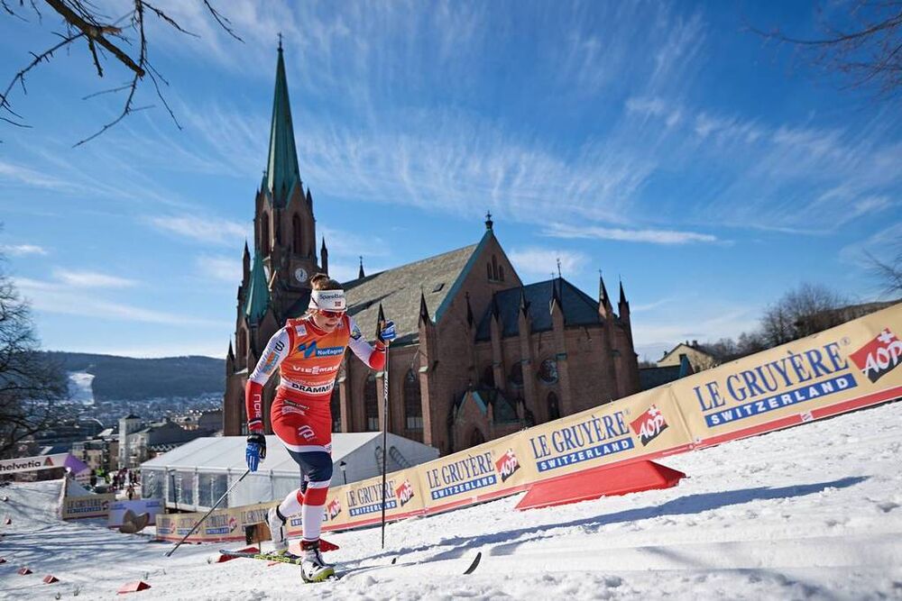 08.03.2017, Drammen, Norway (NOR):Maiken Caspersen Falla (NOR) - FIS world cup cross-country, individual sprint, Drammen (NOR). www.nordicfocus.com. © Rauschendorfer/NordicFocus. Every downloaded picture is fee-liable.