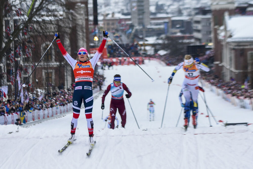 07.03.2018, Drammen, Norway (NOR):Maiken Caspersen Falla (NOR) - FIS world cup cross-country, individual sprint, Drammen (NOR). www.nordicfocus.com. © Thibaut/NordicFocus. Every downloaded picture is fee-liable.