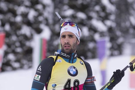 NordicFocus 19.01.2018, Antholz, Italy (ITA):Martin Fourcade (FRA) - IBU world cup biathlon, sprint men, Antholz (ITA). www.nordicfocus.com. © Manzoni/NordicFocus. Every downloaded picture is fee-liable.