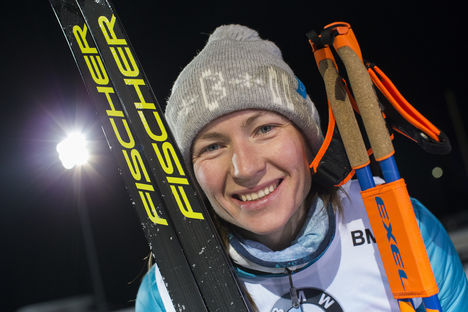 NordicFocus 09.03.2018, Kontiolahti, Finland (FIN):Darya Domracheva (BLR) - IBU world cup biathlon, sprint women, Kontiolahti (FIN). www.nordicfocus.com. © Manzoni/NordicFocus. Every downloaded picture is fee-liable.