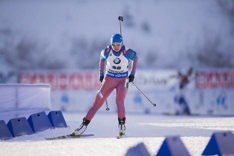 NordicFocus 06.01.2017, Oberhof, Germany (GER):Irina Uslugina (RUS) - IBU world cup biathlon, sprint women, Oberhof (GER). www.nordicfocus.com. © Manzoni/NordicFocus. Every downloaded picture is fee-liable.