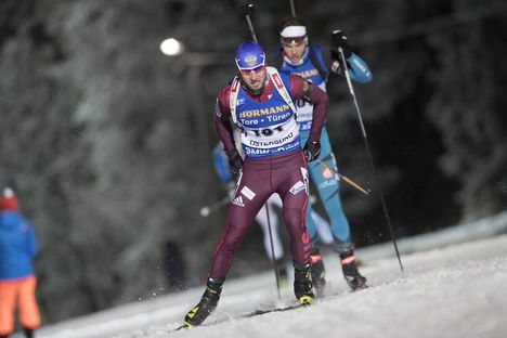 NordicFocus 30.11.2017, Oestersund, Sweden, (SWE):Alexander Loginov (RUS) - IBU world cup biathlon, individual men, Oestersund (SWE). www.nordicfocus.com. © Manzoni/NordicFocus. Every downloaded picture is fee-liable.