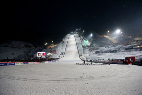 NordicFocus 26.01.2013, Vikersund, Norway (NOR): the ski jumping stadium of Vikersund - FIS world cup ski flying, individual HS225, Vikersund (NOR). www.nordicfocus.com. © Laiho/NordicFocus. Every downloaded picture is fee-liable.