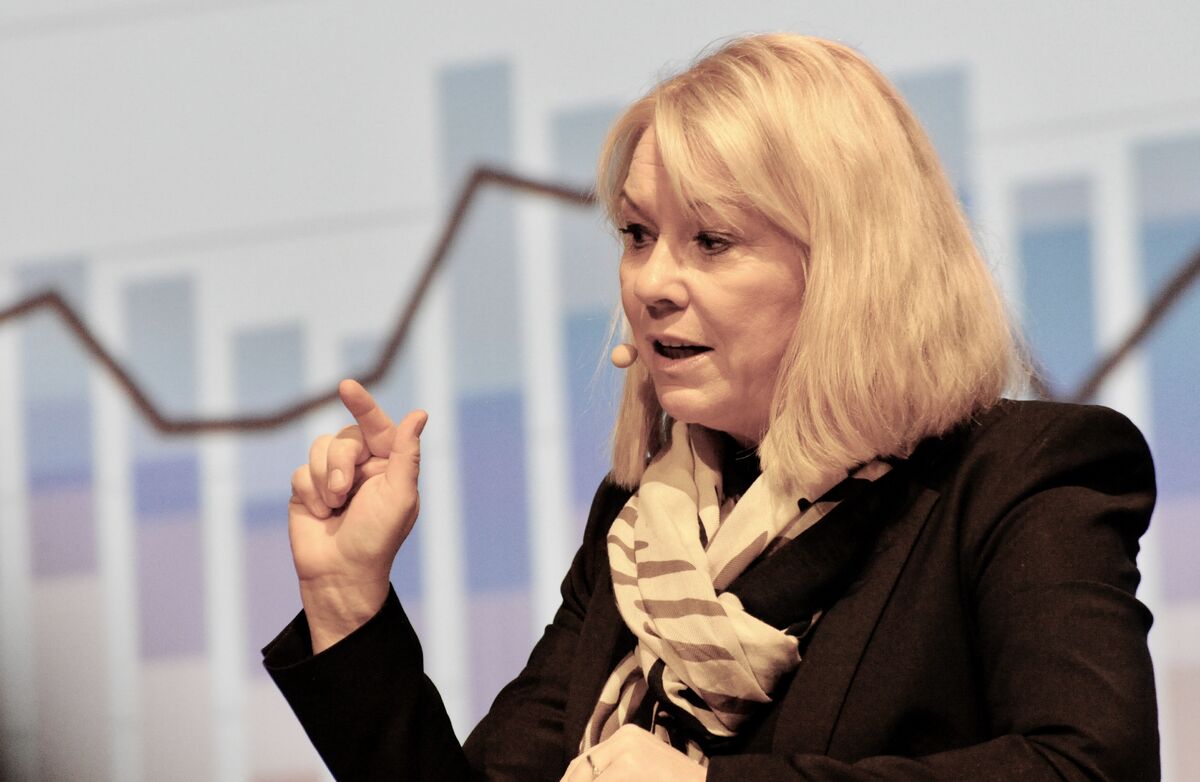 Monica Mæland, Kommunal- og moderniseringsminister. Under åpningen av KLP kommunekonferansen. Foto: Torbjørn Vinje